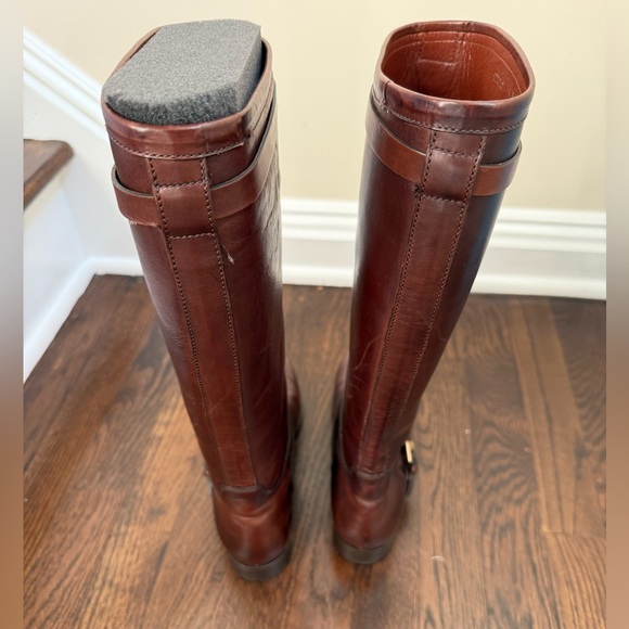 Ralph Lauren Purple Label Zuri Brown Leather Riding Boots size 7 - Picture 5 of 7